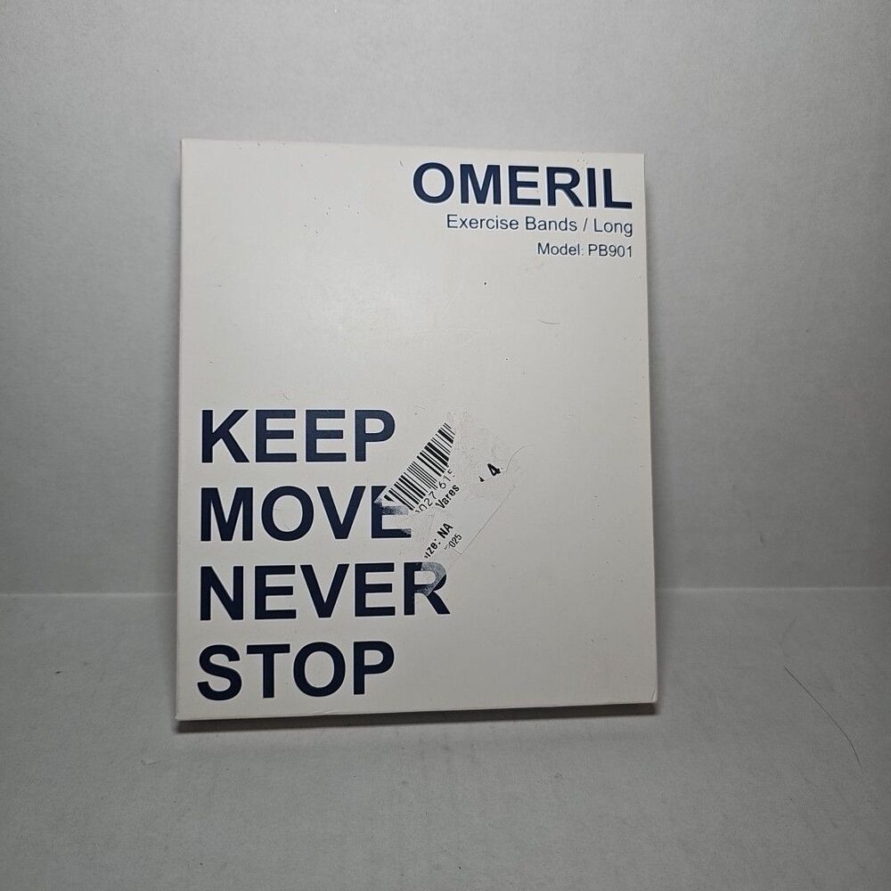 OMERIL Exercise Bands / Long, Model PB901 Blue, Red, Yellow NIB